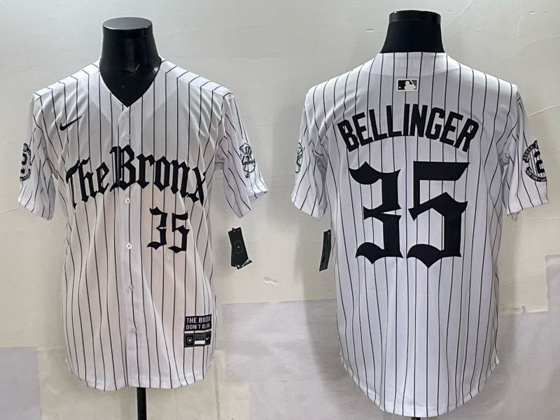 Men New York Yankees #35 Bellinger White Nike  2025 MLB Jersey style 002->new york yankees->MLB Jersey